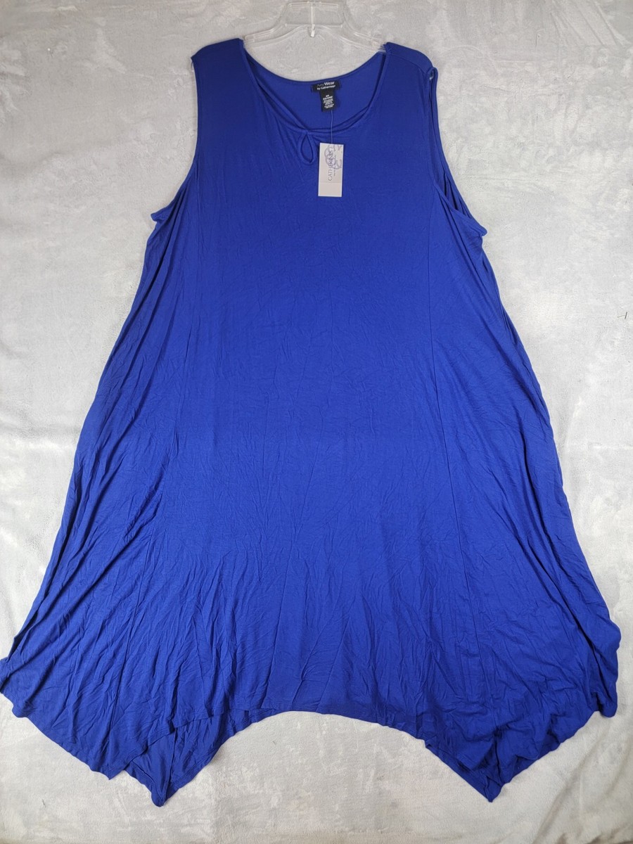 AnyWear by Catherines Dress Womens 2X 22/24W Plus Lavender