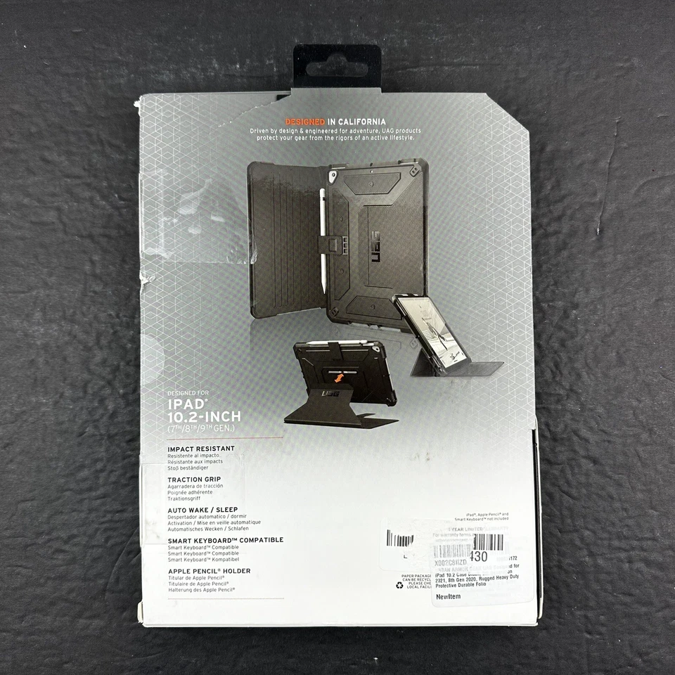 UAG - Metropolis Folio Case Designed for Apple iPad 10.2 Inch 7th/8th/9th Gen. - Image 2 of 4