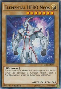 Elemental HERO Neos - SDHS-EN007 - Common - 1st Edition x3 - Near Mint