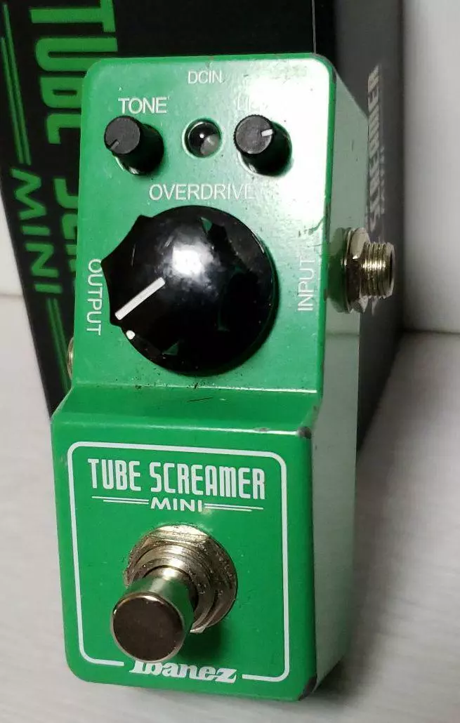 USED IBANEZ TS MINI TUBE SCREAMER OVERDRIVE ELECTRIC GUITAR EFFECT USED IBANEZ TS MINI TUBE SCREAMER OVERDRIVE ELECTRIC GUITAR EFFECT
