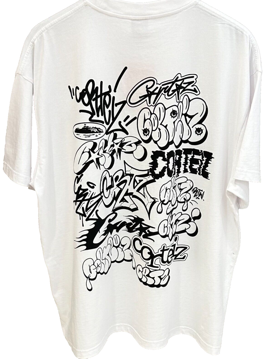 Corteiz Graffiti Tee ホワイト US M