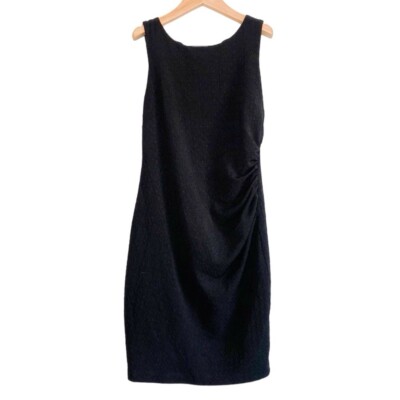 bisou bisou black dress Bisou Bisou Size 6 Black Netted Sleeveless Dress NWT Holiday Cocktail Party NY