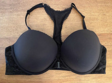 Victoria's Secret Noir Black 32DD Body By Victoria Perfect Shape Front Close Bra