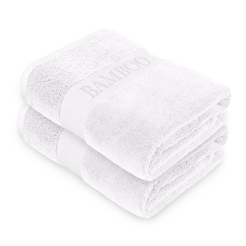 New Bamboo Towels Super Soft Extra Absorbent 600 GSM Hand Bath Towels Bath Sheet - Picture 53 of 57