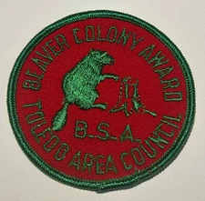 Toledo Ohio Council Beaver Colony Award  Boy Scout patch MC5