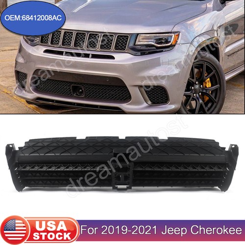 FRONT ACTIVE SHUTTER GRILLE ASSEMBLY FOR 2019 2020 2021 JEEP CHEROKEE