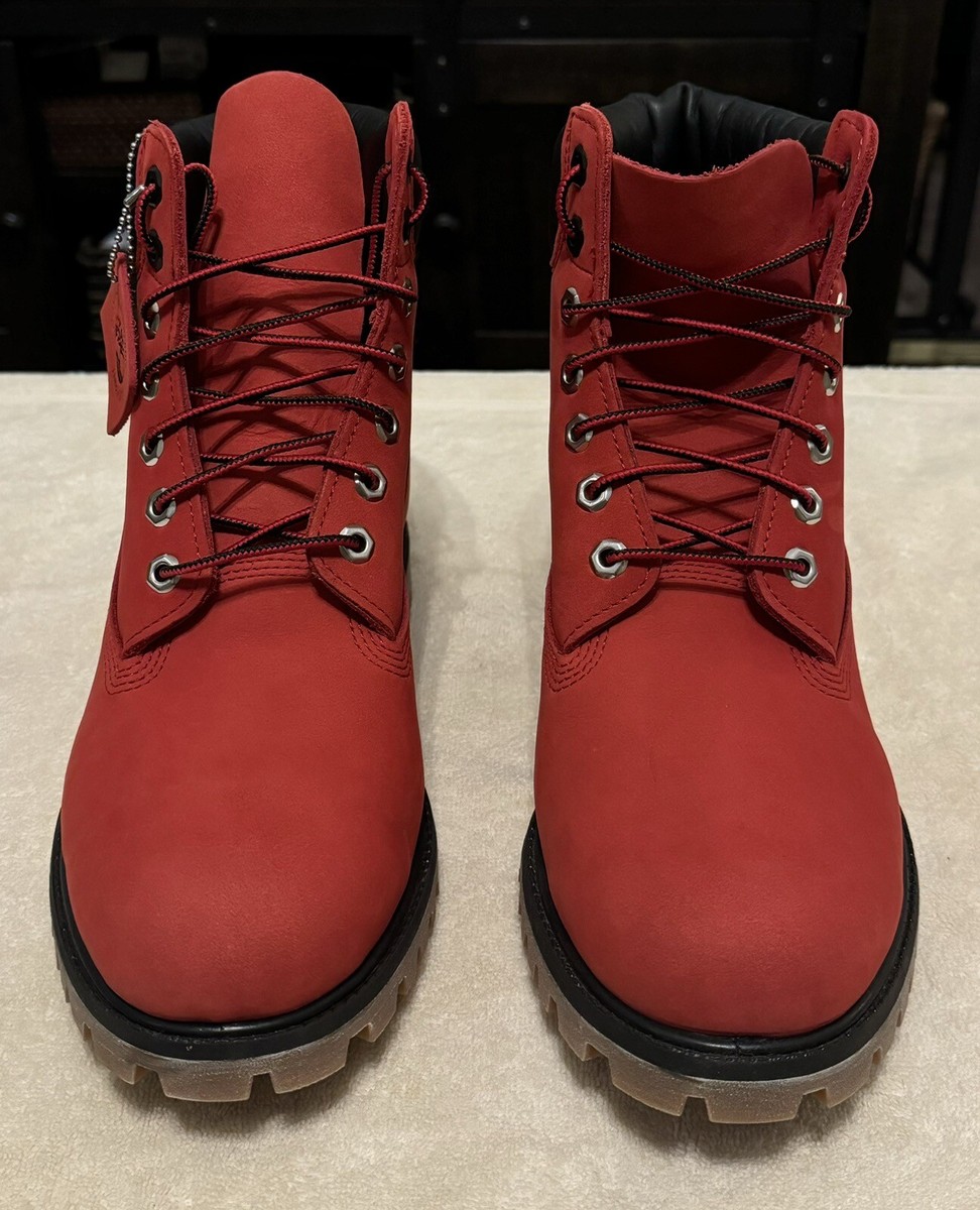 Timberland shoes size 10M Timberland 6 In. Wheat Nubuck Waterproof Premium Boot Little  main image 4