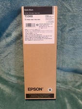 Genuine Epson T55K8 New 700ml Matte Black Ink for the SC-P9000 Date: May 2027