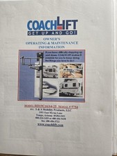 Handicap Chair Lift It's In RV Chair Support  The Chair Comes Off For Storage