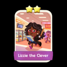 Lizzie the Clever 2 Star Monopoly Go Sticker