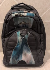 High Sierra Wheeled Rolling Laptop Backpack Telescoping Handle Carry On Luggage