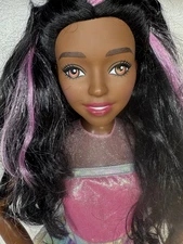 Barbie 28” Tall Tie Dye Style Best Fashion Friend African American Doll 2016