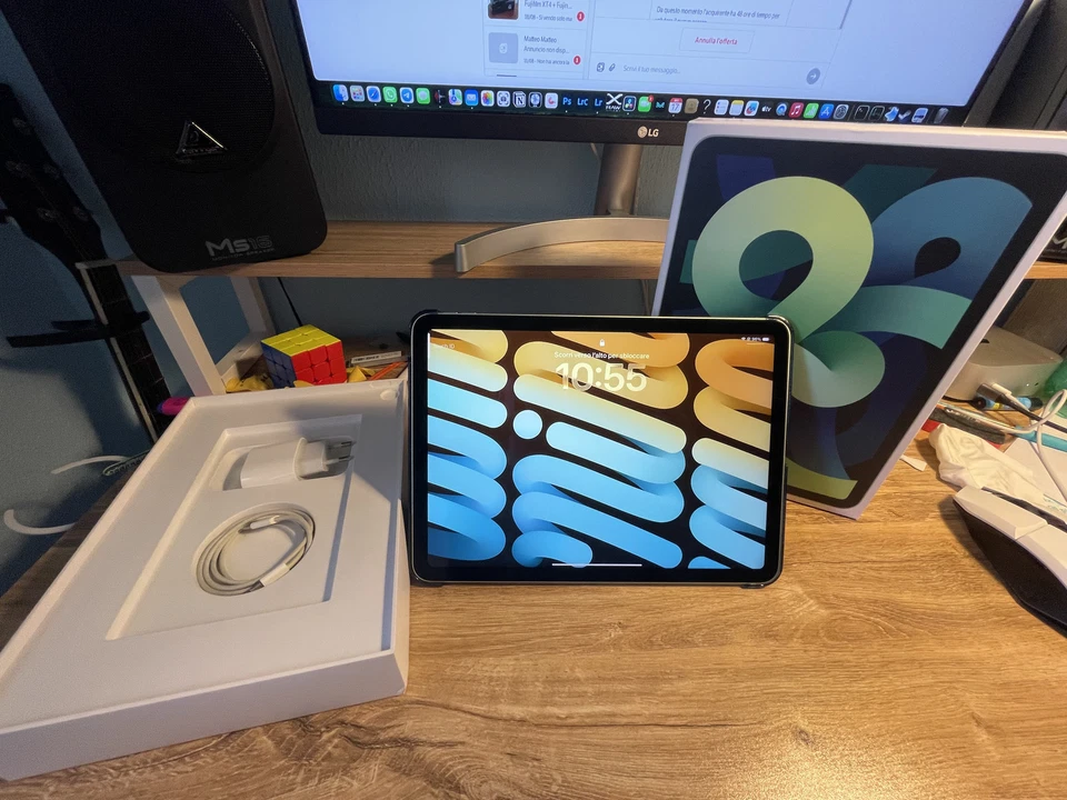Apple iPad Air (4a Generazione) Wi-Fi 256GB 10,9 Pollici verde (Anno 2020) - Immagine 2 di 2