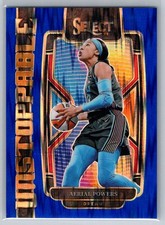 2024 Panini Select WNBA #18 Aerial Powers Unstoppable Prizms Blue Flash #/99