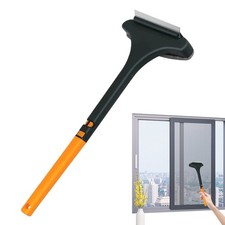2-in-1 Window Screen Cleaning Brush Mesh Screen Glass Cleaning Brush Squeegee