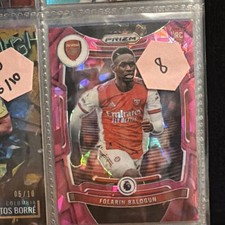 Panini Prizm 2021-22 Premier League Folarin Balogun Arsenal #208 Parallel