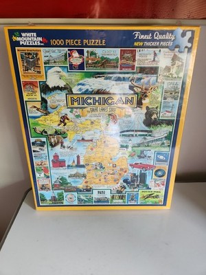 White Mountain Michigan: The Great Lakes State Jigsaw Puzzle 1000 pieces Sealed