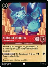 Scrooge McDuck - Ghostly Ebenezer Uncommon Winterspell 104/204 NM