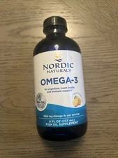 Nordic Naturals Omega-3 Lemon - Cognition, Heart Health, and Immune Support 8 Oz