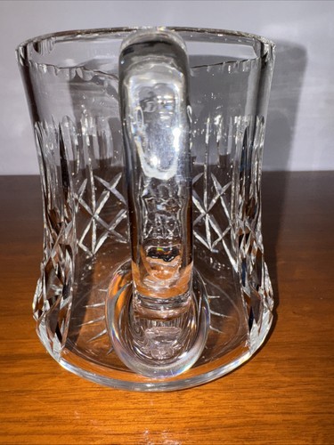 Royal Brierley Crystal "ASCOT" Water Juice Jug Pitcher - Flat Bottom 6”Tall - Picture 16 of 18