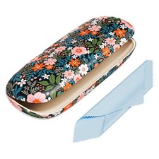 Eyeglasses Case, Hard Shell Protective Case for Glasses, Unisex Colorful Flower