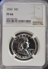 1950 US Franklin Half 50c Proof NGC PF66