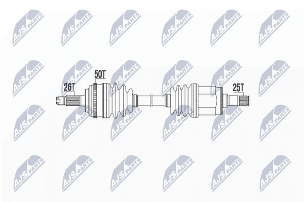 Antriebswelle NTY NPW-HD-031 FüR ES EP Civic Honda EU 7 EM2 Hatchback EV ET ES4-image