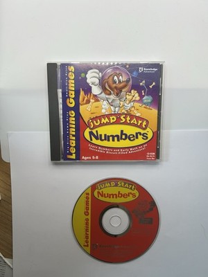Jump Start Numbers CD ROM Math Skills Learning Games Age 5-8 Win 98/95