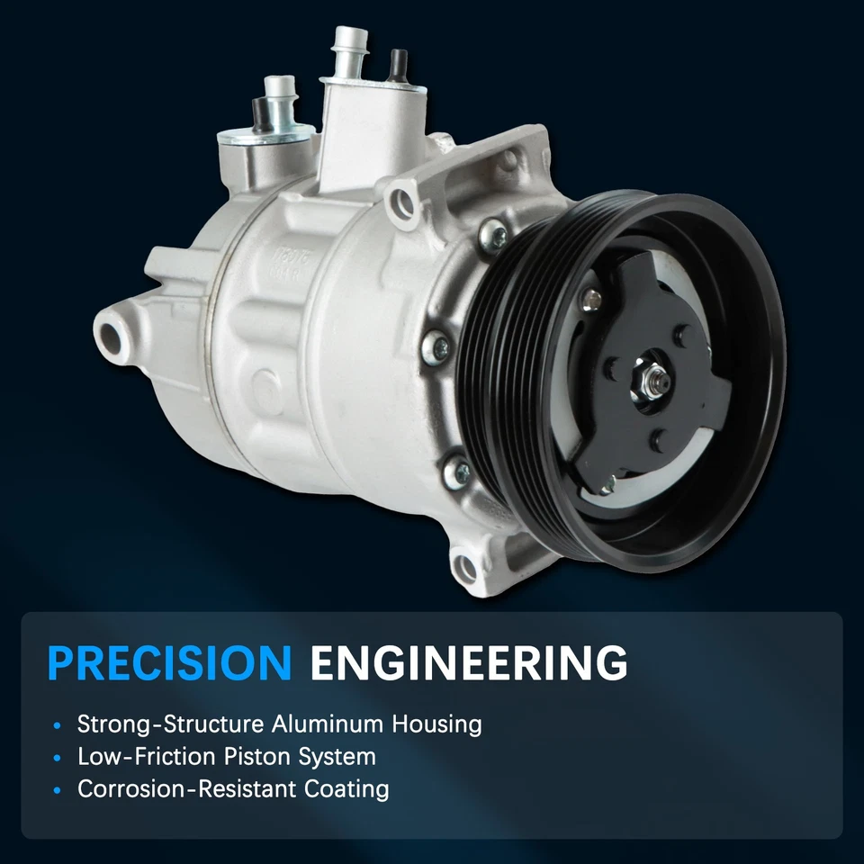 Компрессор переменного тока CO 4574JC A/C для 2005 2006 2007 2008 - 2014 Volkswagen Jetta 2,5 л - Изображение 3 из 4