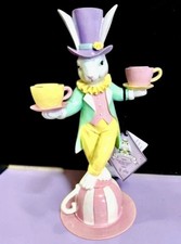 Mad Hatter Easter Bunny MacKenzie Style 13” VIRAL Candle Holder NEW IN BOX