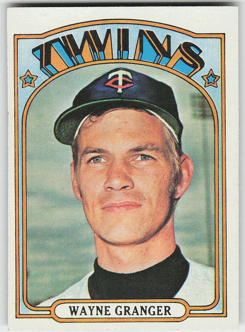 1972 Topps #545 Wayne Granger BASEBALL Minnesota Twins