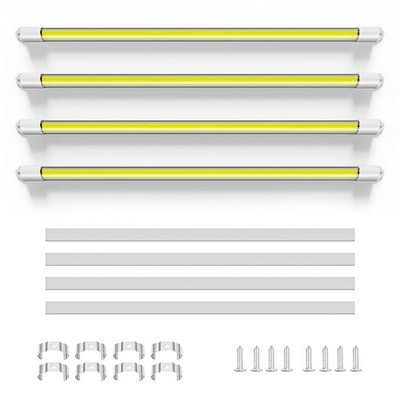 4-20 PCS COB LED Light Bar Set 6000K White For RV/Car/Truck/Boats On-Off Switch