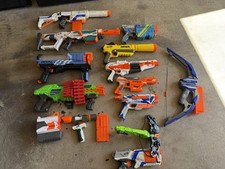 13 Nerf Gun Lot Plus Accessories