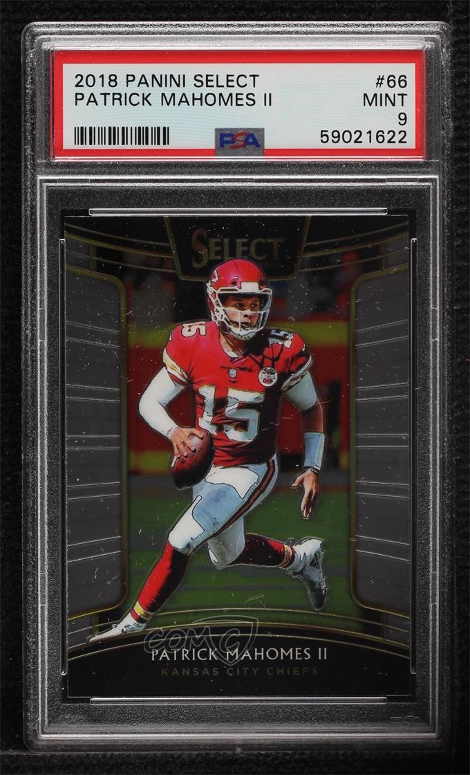 2018 Panini Select Concourse Patrick Mahomes II #66 PSA 9 MINT 1b8