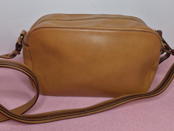 Chloe Sam Brown Leather Crossbody Bag Good Condition Stylish Made in France