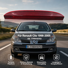 Dritte Bremsleuchte Rot Rückleuchte Bremslicht Rücklicht Für Renault Clio 98-05