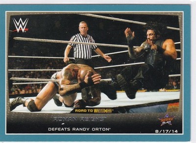 2015 WWE Road to Wrestlemania Wal-Mart Blue Roman Reigns Defeats Randy Orton #43