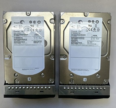 2x Seagate Cheetah 15K.7 600GB, SAS 3, 3,5 Zoll Interne Festplatte (ST3600057SS)