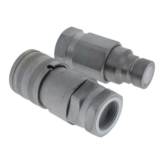 Hydraulic Flat Faced Coupling Set 1"" BSP
