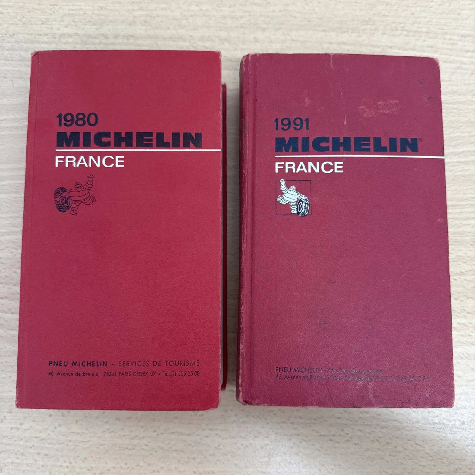 Lot Michelin France 1980 Et 1991