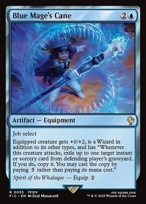 Blue Mage's Cane 35 R Normal FIC MTG NM