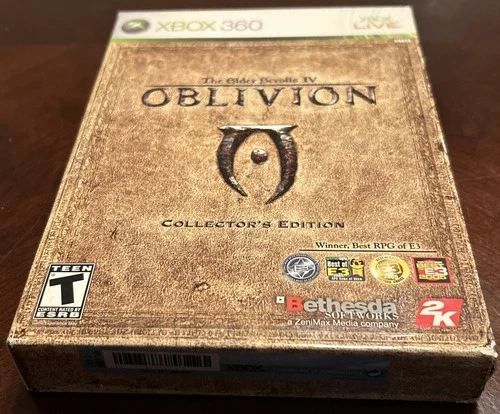 The Elder Scrolls IV: Oblivion Collector's Edition(Microsoft Xbox 360, 2006) CIB