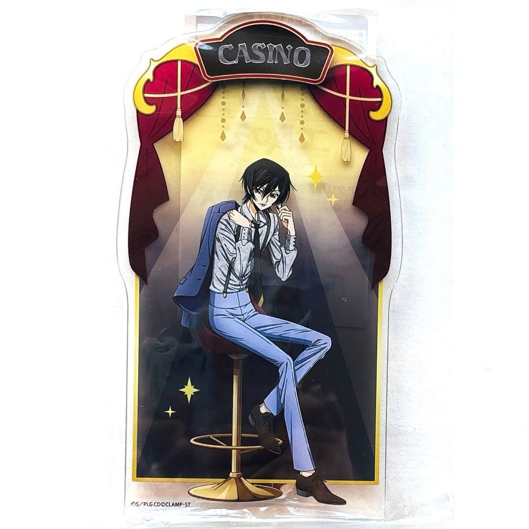 Code Geass Lelouch Acrylic Stand Casino New Unopened Limited Edition