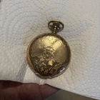 Antique 16 Size, 15 Jewel, 14 KGF, 25 Yr. Elgin Hunt Case pocket watch ~ Running