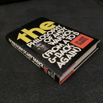 #ad #ad The Philosophy of Andy Warhol from A to B and Back Again 1st Edition BOOK $78.75