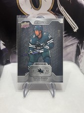 2023-24 Upper Deck Engrained #129 Tristen Robins Ebony #/49 San Jose Sharks