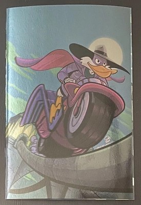 DARKWING DUCK #1  1:250 JACOB EDGER VIRGIN FOIL VARIANT COVER T NM