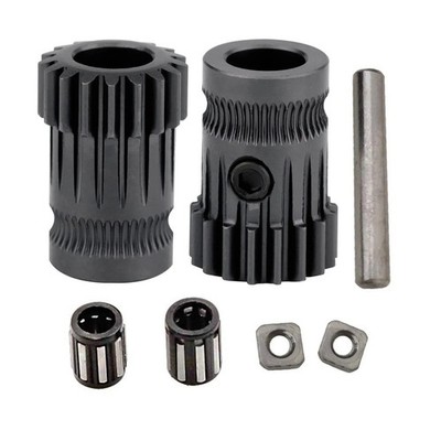3D Printer Hardened Steel Dual Drive Gear Kit Upgrade for Prusa i3 MK3S