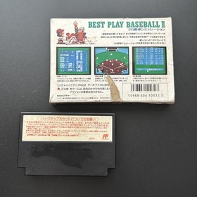 Best Play Pro Yakyuu II 2 Baseball NES Famicom 1990 Japan With Box