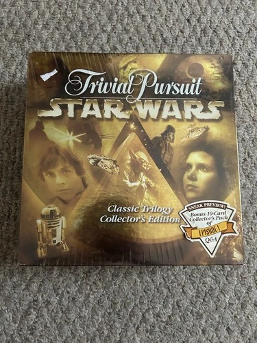 Vintage 1997 Trivial Pursuit Star Wars Trilogy Collectors Edition Factory Sealed